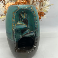 Load image into Gallery viewer, Teal Ceramic Backflow burner

