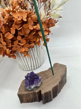 Load image into Gallery viewer, Amethyst Cluster Handmade Incense Holder

