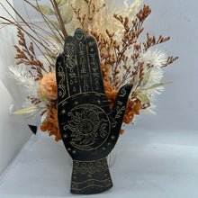 Load image into Gallery viewer, Blk Hand Incense Holder/Ash Catcher
