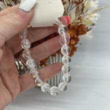 Load image into Gallery viewer, Clear Quartz Lge Bead Bracelet
