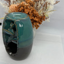 Load image into Gallery viewer, Teal Ceramic Backflow burner
