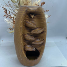 Load image into Gallery viewer, Lt Brown Large Ceramic Backflow burner
