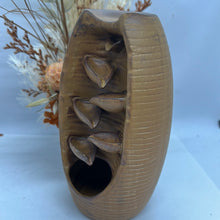 Load image into Gallery viewer, Lt Brown Large Ceramic Backflow burner
