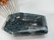 Load image into Gallery viewer, Moss Agate Coffin Bowl
