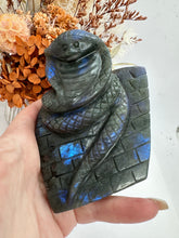 Load image into Gallery viewer, Labradorite Hand carved Snake
