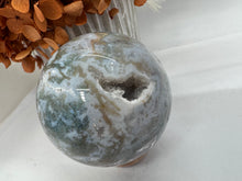 Load image into Gallery viewer, Blue Moss Agate Sphere
