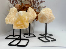 Load image into Gallery viewer, Orange Calcite on Stand from Brazil
