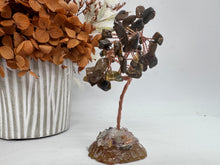 Load image into Gallery viewer, Tigers Eye Tree on Agate Base
