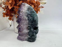 Load image into Gallery viewer, Amethyst Cluster Skull
