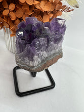 Load image into Gallery viewer, Brazilian Amethyst Cluster on Stand
