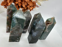 Load image into Gallery viewer, Colourful Moss Agate Points
