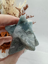Load image into Gallery viewer, Moss Agate Merkaba Star
