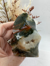 Load image into Gallery viewer, Moss Agate with Carnelian Flame
