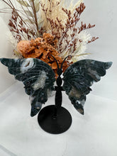 Load image into Gallery viewer, Moss Agate Butterfly Wings
