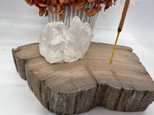 Load image into Gallery viewer, Clear Quartz Handmade Incense Holder
