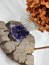 Load image into Gallery viewer, Brazilian Amethyst Cluster Handmade Incense Holder
