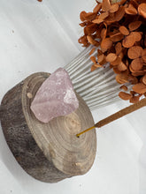 Load image into Gallery viewer, Rose Quartz Handmade Incense Holder
