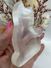 Load image into Gallery viewer, Selenite Polished Cat Bowl
