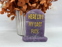 Load image into Gallery viewer, Lepidolite Swearing Tombstone
