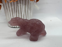 Load image into Gallery viewer, Strawberry Quartz Polar Bear
