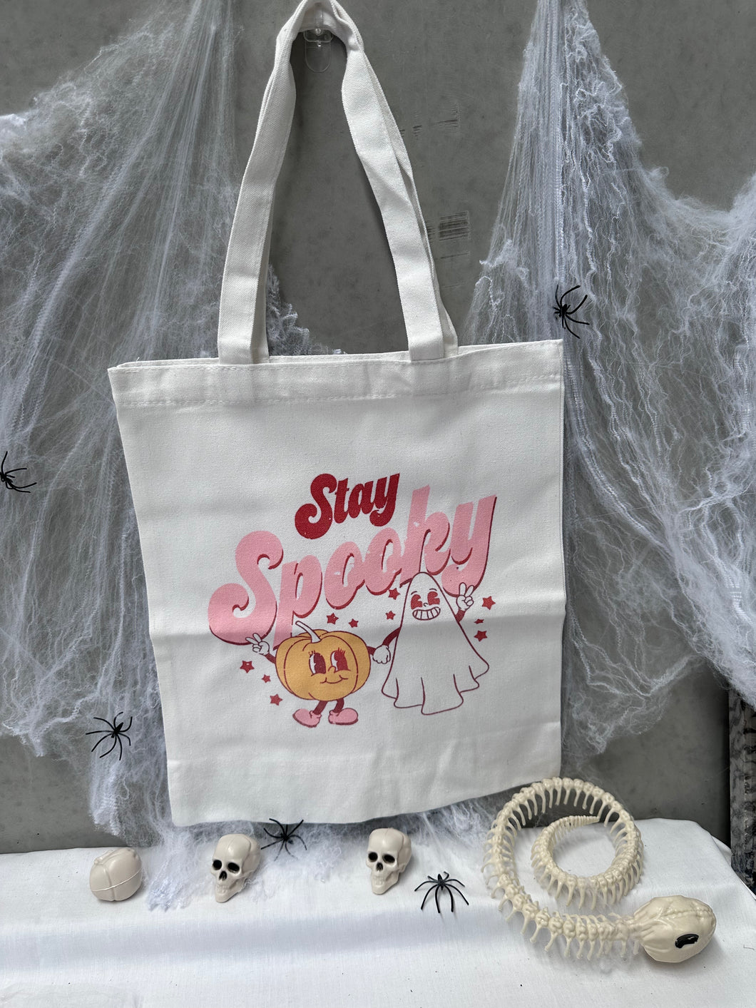Stay Spooky Calico Bag