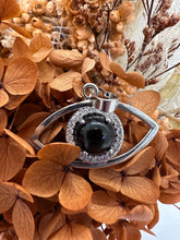 Load image into Gallery viewer, Gold Sheen Obsidian Eye Pendant
