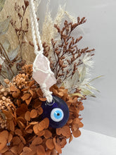 Load image into Gallery viewer, Rose Quartz Evil Eye Glass Hanger
