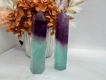 Load image into Gallery viewer, Watermelon Fluorite Towers
