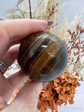 Load image into Gallery viewer, (2) Tigers Eye Sphere
