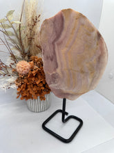 Load image into Gallery viewer, Brazilian Pink Amethyst on stand
