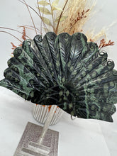 Load image into Gallery viewer, Kambaba Jasper Peacock Feathers on Stand
