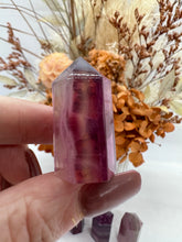 Load image into Gallery viewer, Mini Purple Fluorite Towers
