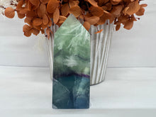 Load image into Gallery viewer, Feather Fluorite Point
