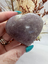 Load image into Gallery viewer, Lepidolite ( high quality) Heart
