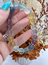 Load image into Gallery viewer, Fluorite mixed Colour Bracelet
