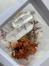 Load image into Gallery viewer, (7) Lemurian Quartz with Stibnite in case
