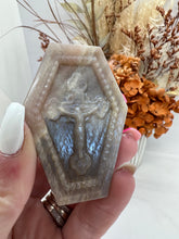 Load image into Gallery viewer, (2)moonstone with Sunstone coffin
