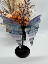 Load image into Gallery viewer, (1) fluorite Wings
