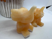 Load image into Gallery viewer, Orange Calcite Elephant
