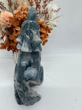 Load image into Gallery viewer, XL Moss Agate Druze Wolf
