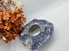 Load image into Gallery viewer, Sodalite Rough Candle Holder
