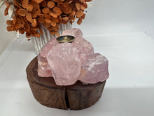 Load image into Gallery viewer, Handmade Rose Quartz Incense Cone Holder
