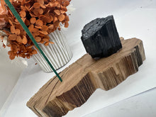 Load image into Gallery viewer, Black Tourmaline Handmade Incense Holder
