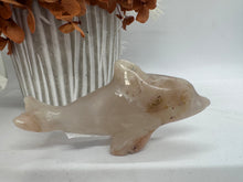 Load image into Gallery viewer, (2) Flower Agate Dolphin

