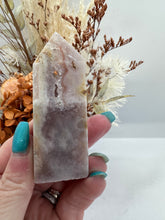 Load image into Gallery viewer, Pink Amethyst/Flower Agate Point
