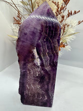 Load image into Gallery viewer, Purple Fluorite raw Edge Tower
