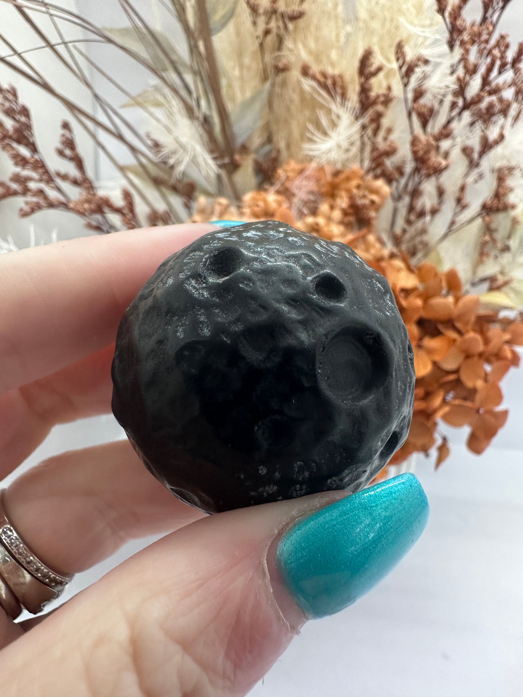 Blk Obsidian Moon Sphere