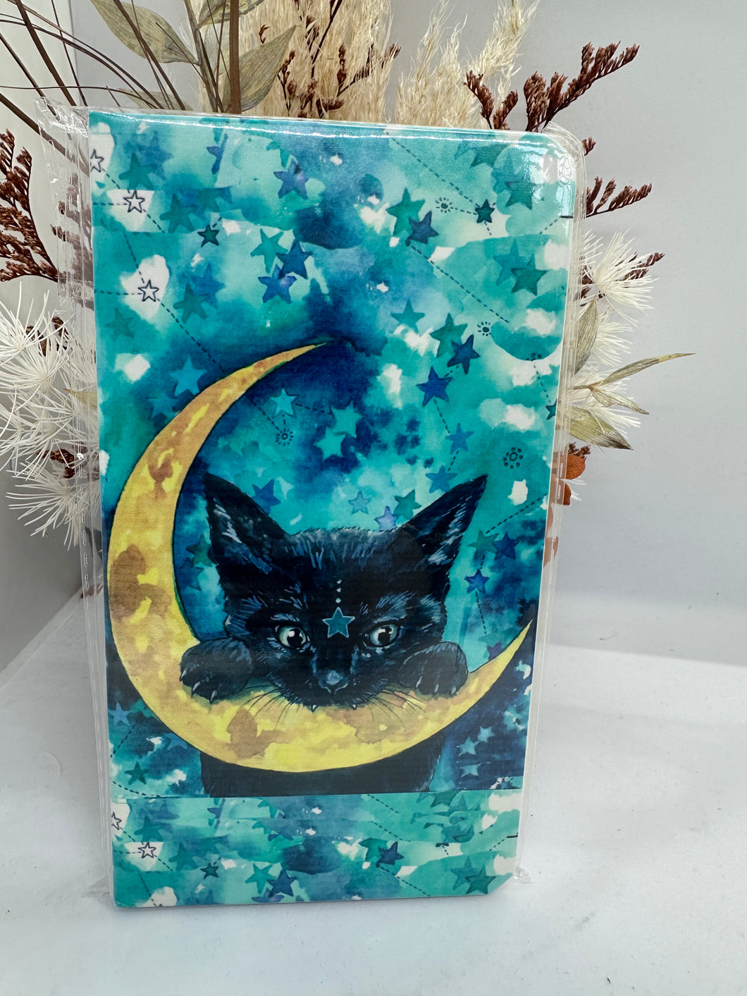 Blk Moon Cat Notebook