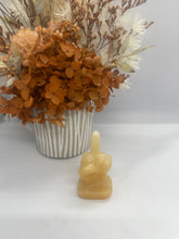 Load image into Gallery viewer, Orange Calcite Finger
