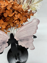 Load image into Gallery viewer, Rose Quartz Angel wings
